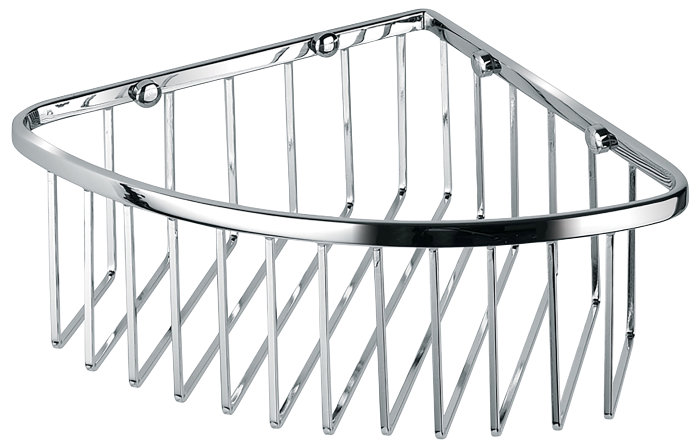 ADORA® hjørnehylle enkel trådkurv H9 cm